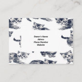  Visitekaartje voor cattery (Achterkant)