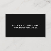 Visitekaartje voor CEO (Achterkant)