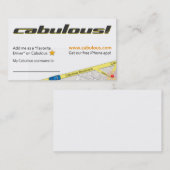 Visitekaartje voor chauffeurs (Voorkant / Achterkant)