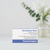 Visitekaartje voor chemische leveringen QR-code (Staand voorkant)