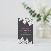 VISITEKAARTJE VOOR CLASSY INTERIOR DESIGNER (Staand voorkant)