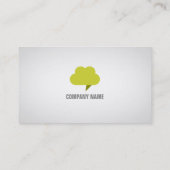 visitekaartje voor cloud computing met bewerkbare  (Achterkant)