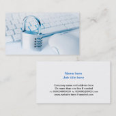 visitekaartje voor computerbeveiliging (Voorkant / Achterkant)