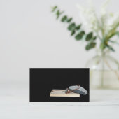 visitekaartje voor computerreparatie (Staand voorkant)