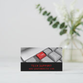 Visitekaartje voor computertoetsenbord (Staand voorkant)