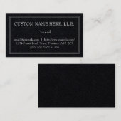 Visitekaartje voor conservatieve en minimalistisch (Voorkant / Achterkant)