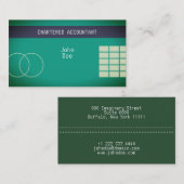 "Visitekaartje voor creditcardstijl nr. 20" Visitekaartje (Voorkant / Achterkant)