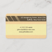 "Visitekaartje voor creditcardstijl nr. 7" Visitekaartje (Achterkant)