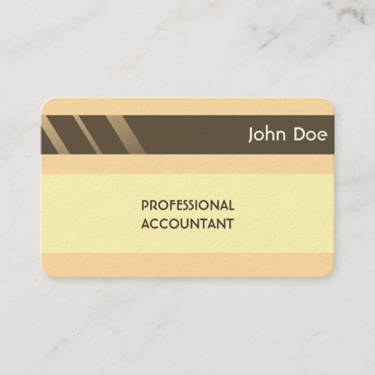 "Visitekaartje voor creditcardstijl nr. 7" Visitekaartje (Voorkant)