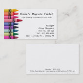 Visitekaartje voor dagopvang Kinderopvang (Voorkant / Achterkant)