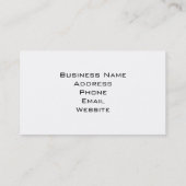 Visitekaartje voor dagverzorging (Achterkant)