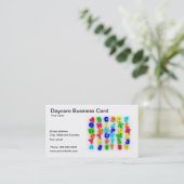 Visitekaartje voor dagverzorging (Staand voorkant)