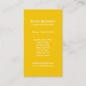 Visitekaartje voor dagverzorging (Achterkant)