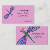 Visitekaartje voor dagzorg en kinderopvang - Drago (Voorkant / Achterkant)