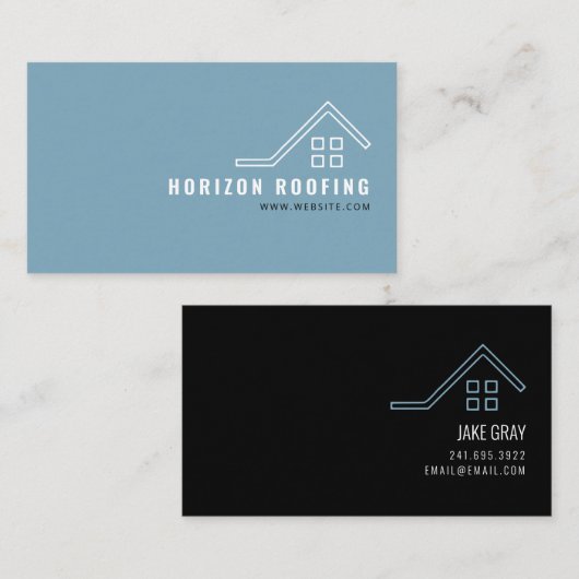 Visitekaartje voor dakbedekking (Voorkant / Achterkant)
