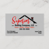 Visitekaartje voor dakbedekking (Voorkant)