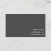 Visitekaartje voor dakbedekking (Achterkant)