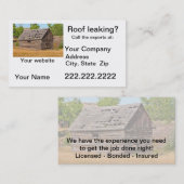 Visitekaartje voor dakbedekking (Voorkant / Achterkant)