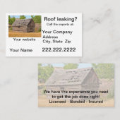 Visitekaartje voor dakbedekking (Voorkant / Achterkant)