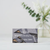 Visitekaartje voor dakbedekking (Staand voorkant)