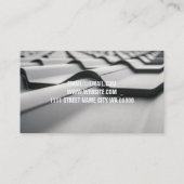 Visitekaartje voor dakbedekking (Achterkant)