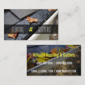 Visitekaartje voor dakbedekking en gootstenen (Voorkant / Achterkant)