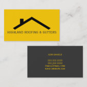 Visitekaartje voor dakgoten (Voorkant / Achterkant)