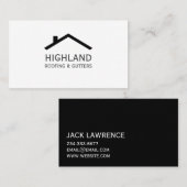 Visitekaartje voor dakgoten (Voorkant / Achterkant)