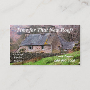 Visitekaartje voor dakpannen