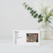 Visitekaartje voor dames (Staand voorkant)