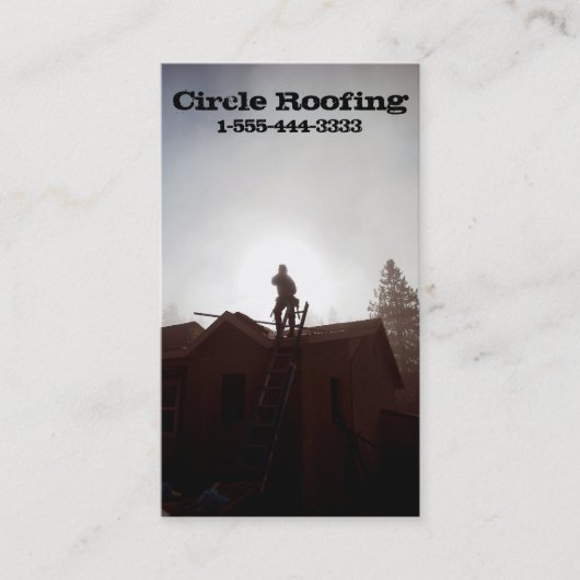 visitekaartje voor de aanleg van een drager/drager (Voorkant)