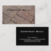 Visitekaartje voor de aanlegger (Voorkant / Achterkant)