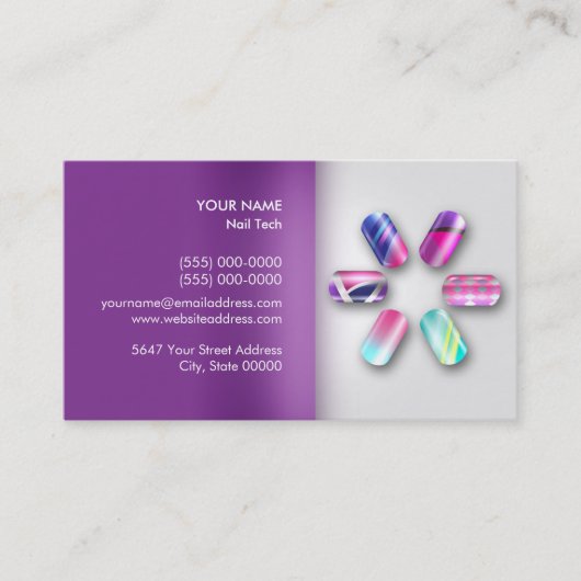 Visitekaartje voor de aanstelling van technici voo afsprakenkaartje (Voorkant)