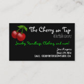 Visitekaartje voor de achtergrond van Cherry (Achterkant)