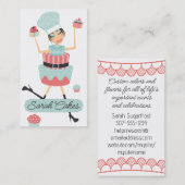 Visitekaartje voor de bakkerij van ambachtelijke c (Voorkant / Achterkant)