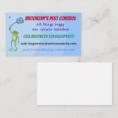 Visitekaartje voor de bestrijding van kikkerviszie (Voorkant / Achterkant)