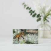 visitekaartje voor de bestuiving van honingbijen (Staand voorkant)