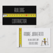 Visitekaartje voor de bouw (Voorkant / Achterkant)