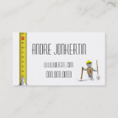 Visitekaartje voor de bouw (Achterkant)