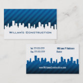Visitekaartje voor de bouw (Voorkant / Achterkant)