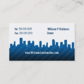 Visitekaartje voor de bouw (Achterkant)