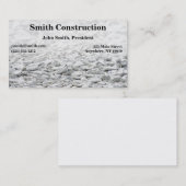 Visitekaartje voor de bouw (Voorkant / Achterkant)