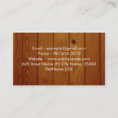 Visitekaartje voor de bouw (Achterkant)