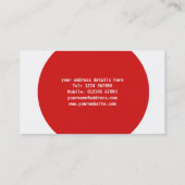 Visitekaartje voor de bouw (Achterkant)