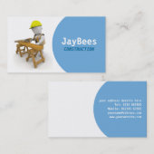 Visitekaartje voor de bouw (Voorkant / Achterkant)