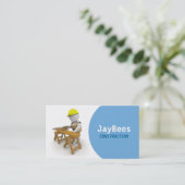 Visitekaartje voor de bouw (Staand voorkant)