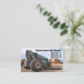 Visitekaartje voor de bouw (Staand voorkant)