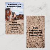 Visitekaartje voor de bouw (Voorkant / Achterkant)