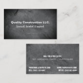 Visitekaartje voor de bouw (Voorkant / Achterkant)