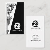 Visitekaartje voor de bouw (Voorkant / Achterkant)